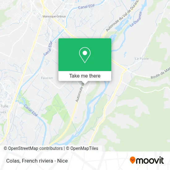 Colas map