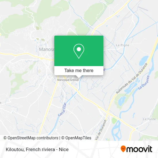 Kiloutou map