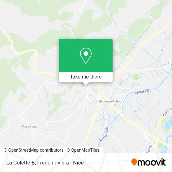 La Colette B map