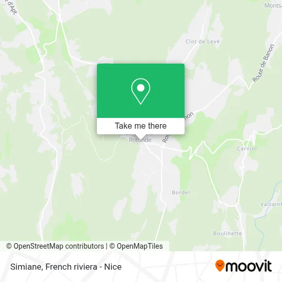 Simiane map