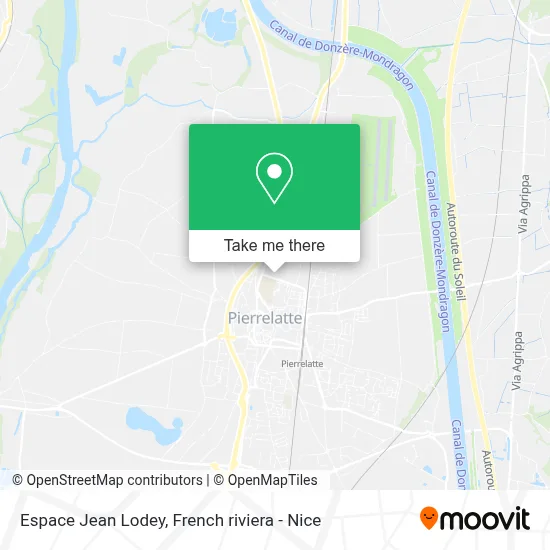 Espace Jean Lodey map
