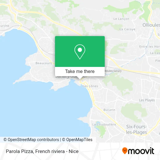 Parola Pizza map