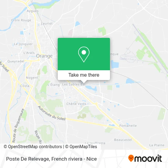 Poste De Relevage map