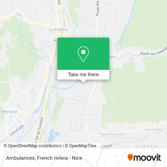 Ambulances map