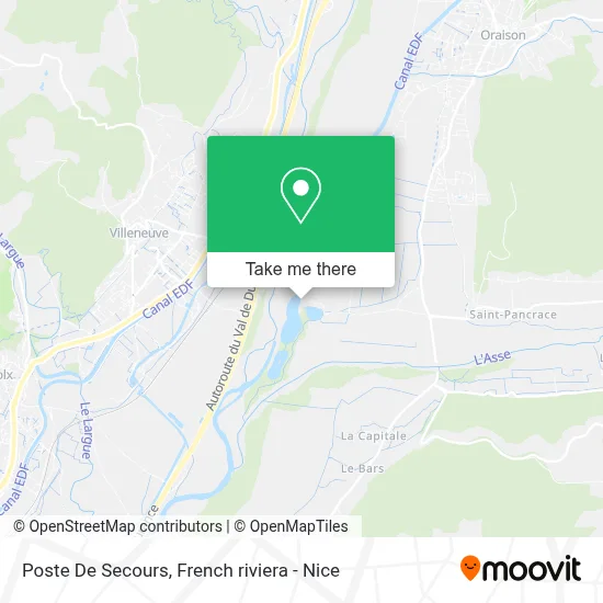 Poste De Secours map
