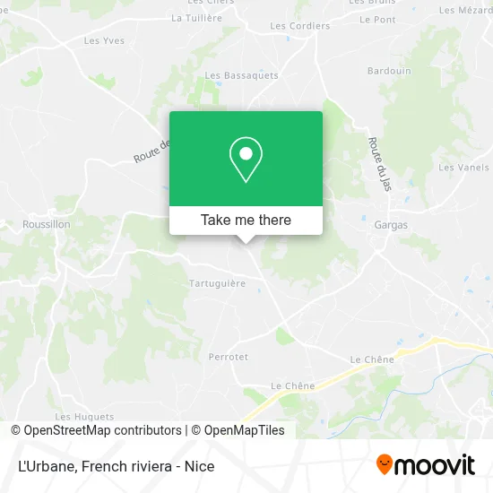L'Urbane map