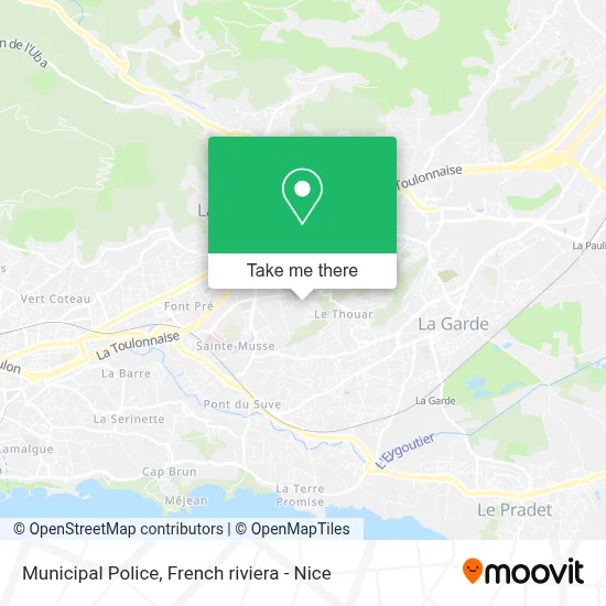 Police Municipale map