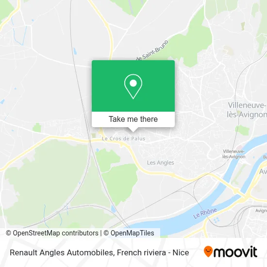 Renault Angles Automobiles map