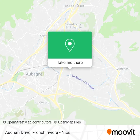 Auchan Drive map