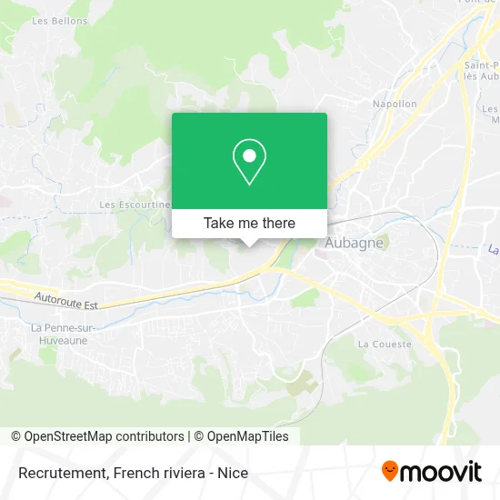 Recrutement map
