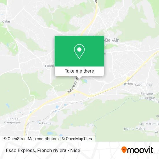 Esso Express map