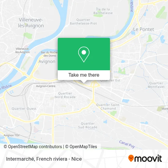 Intermarché map