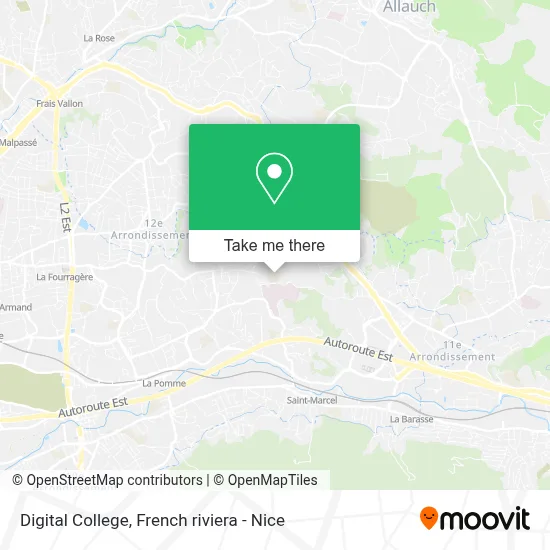 Digital College map