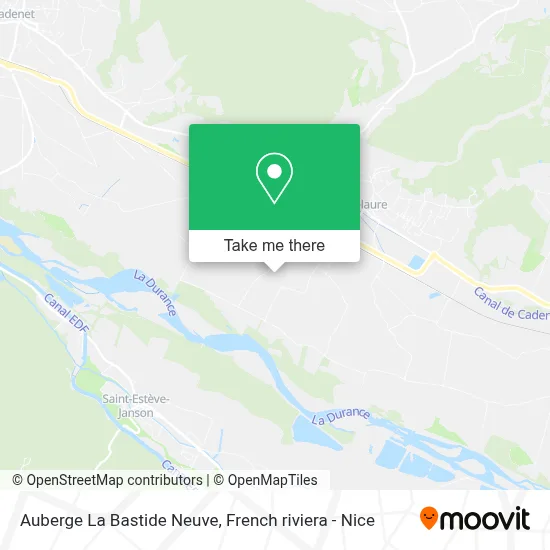 Auberge La Bastide Neuve map