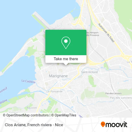 Clos Ariane map