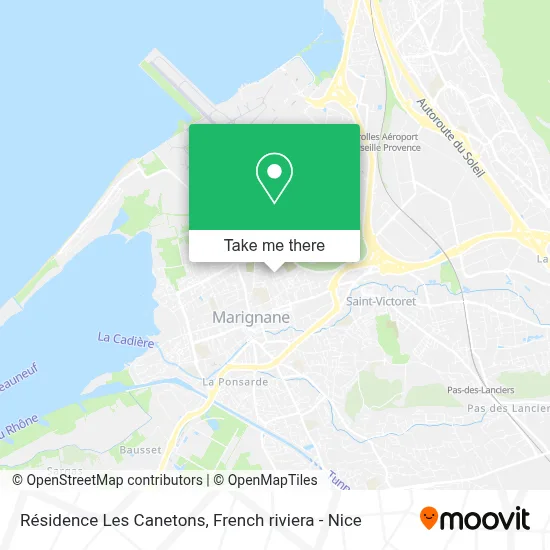 Résidence Les Canetons map