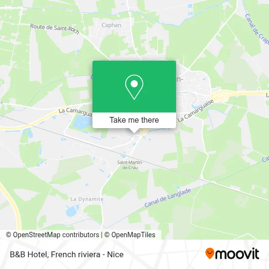 B&B Hotel map