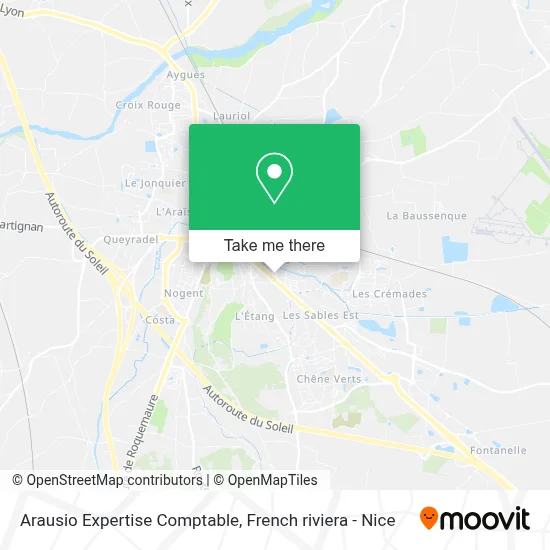 Arausio Expertise Comptable map