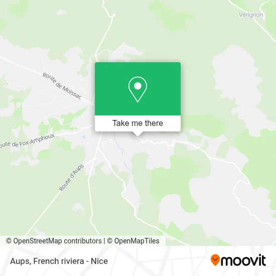 Aups map