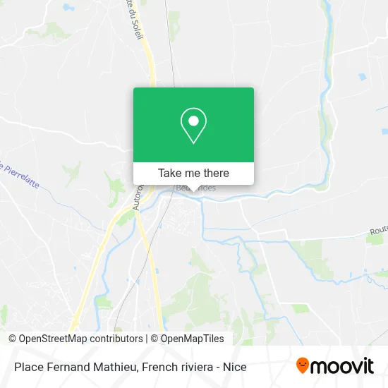 Mapa Place Fernand Mathieu