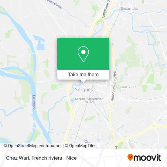 Chez Wari map