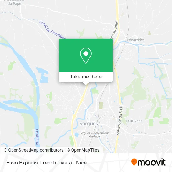 Esso Express map