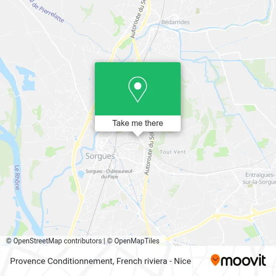 Provence Conditionnement map