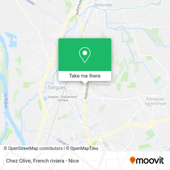 Chez Olive map