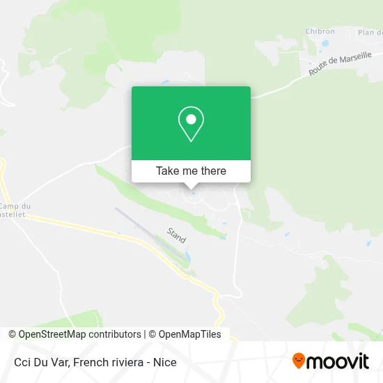 Cci Du Var map