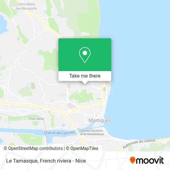 Le Tamasque map