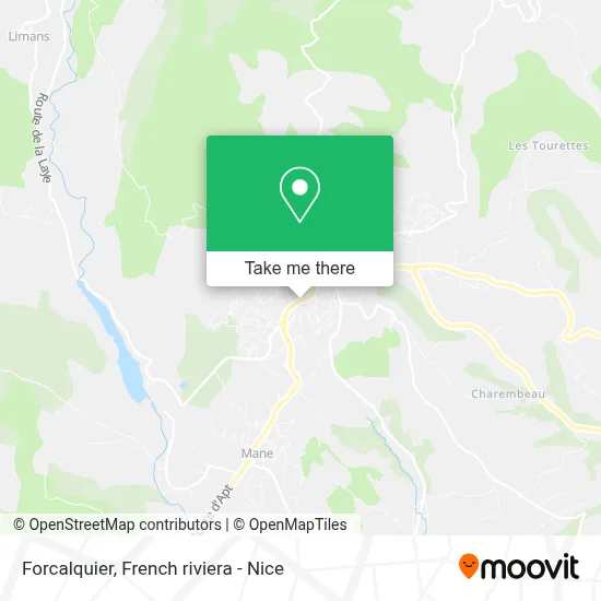 Forcalquier map