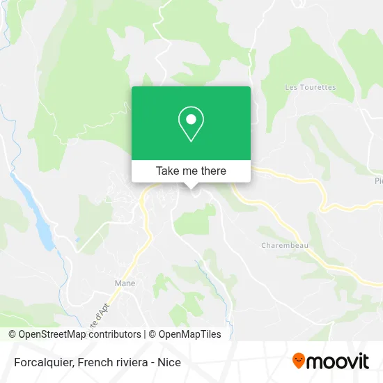 Forcalquier map