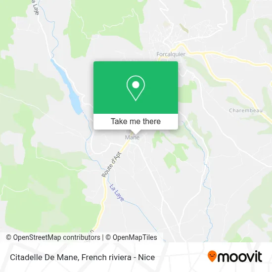 Citadelle De Mane map