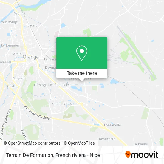 Terrain De Formation map
