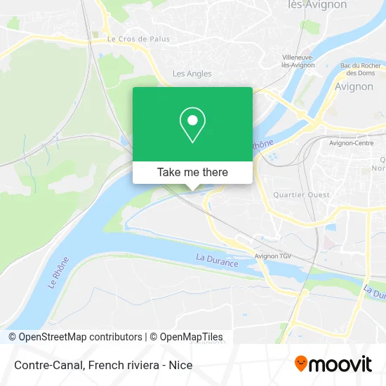 Contre-Canal map