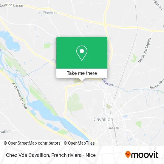 Chez Vda Cavaillon map