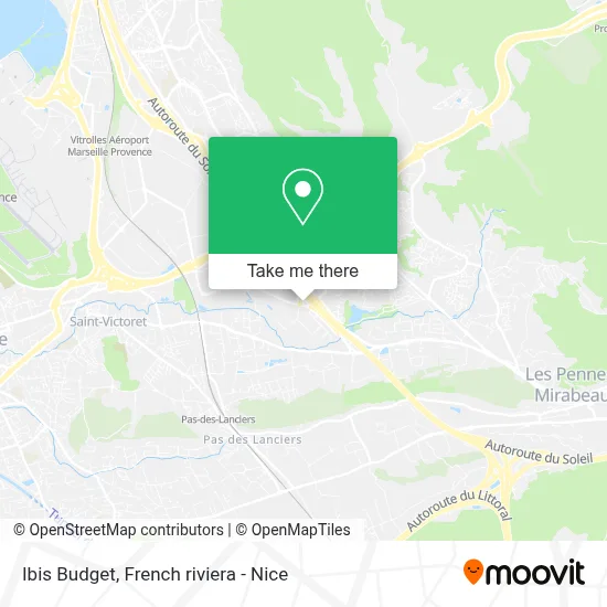Ibis Budget map