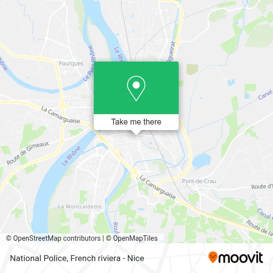 Police Nationale map