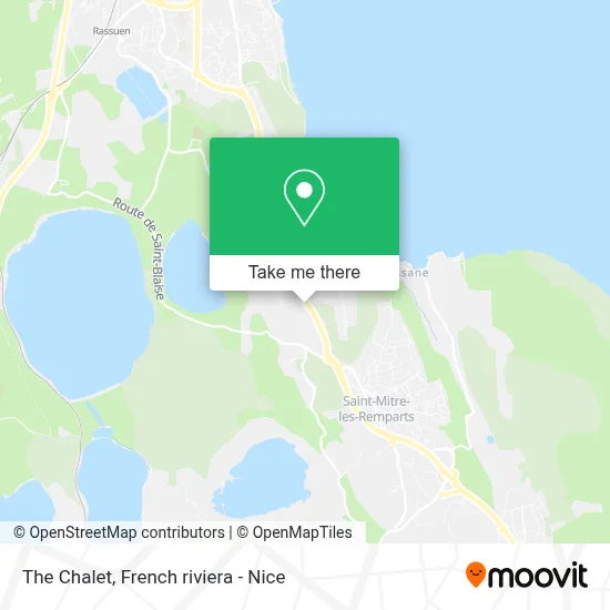 Le Chalet map