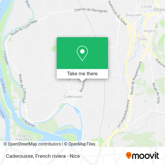 Caderousse map
