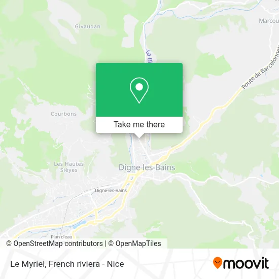 Le Myriel map