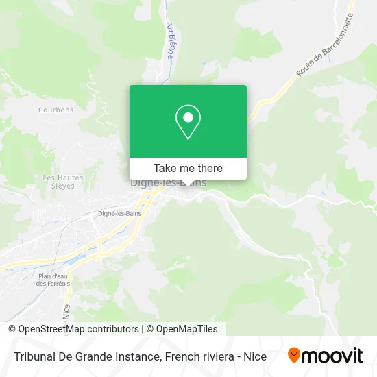 Tribunal De Grande Instance map