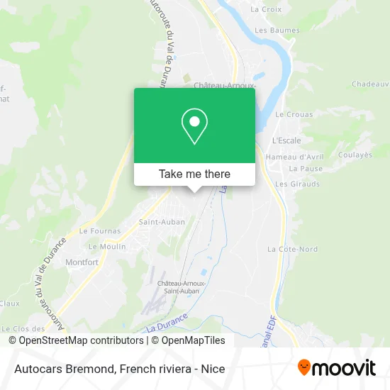 Autocars Bremond map