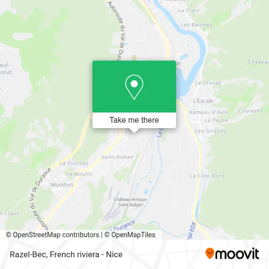 Razel-Bec map