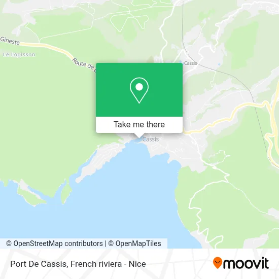 Port De Cassis map