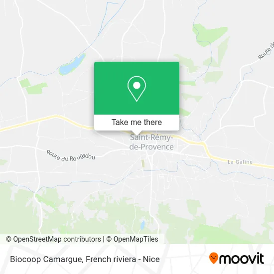 Biocoop Camargue map