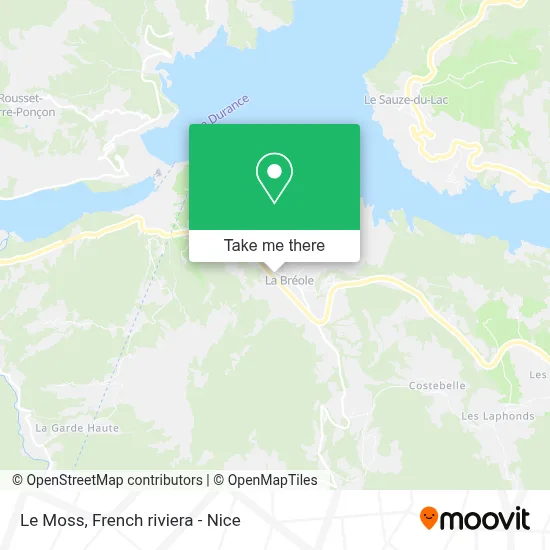 Le Moss map