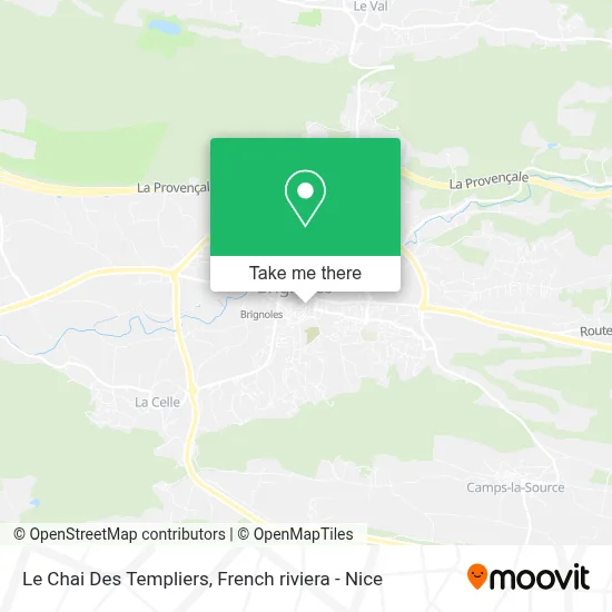 Le Chai Des Templiers map