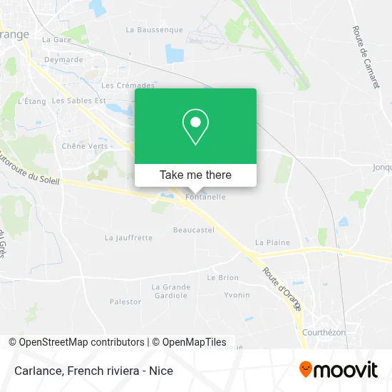 Carlance map