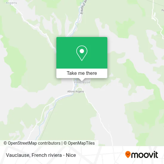 Vauclause map